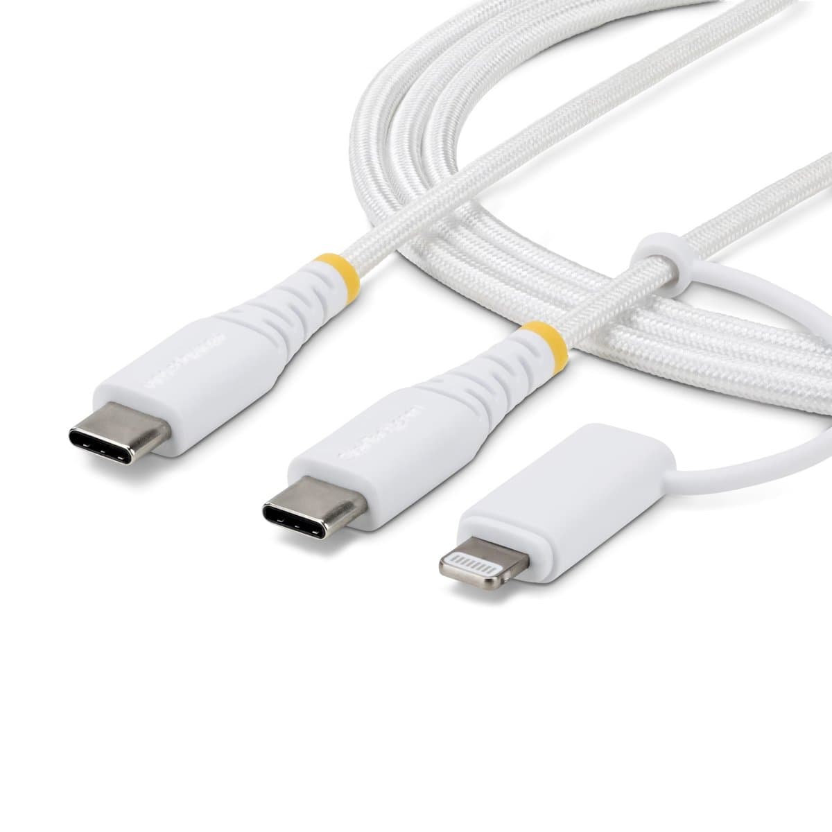StarTech USB-C Charging Cable, 2-in-1 Lightning, 2m, 60W