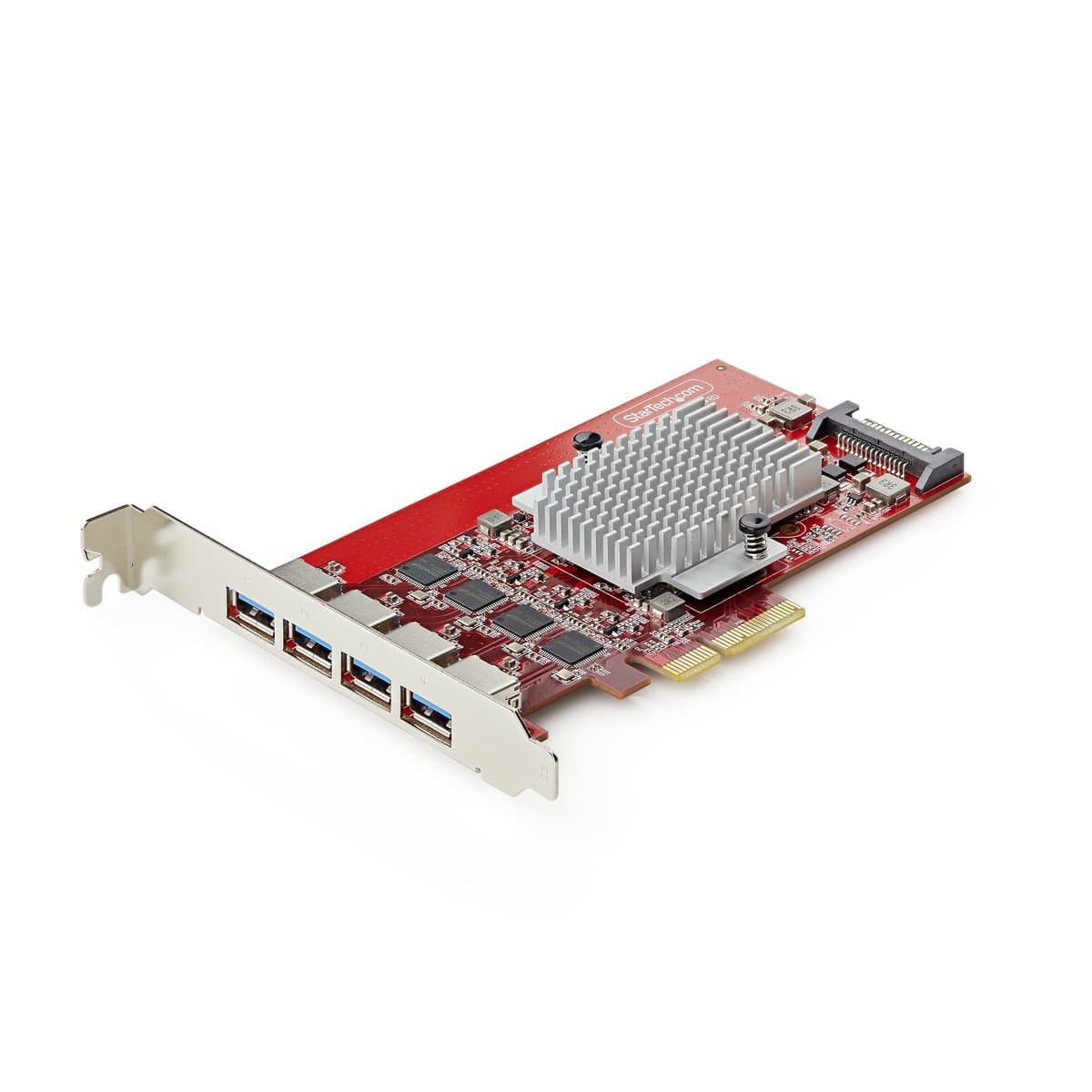 StarTech 4-Port USB-A PCIe Card, USB 3.2 Gen 2 10Gbps, PCIe 3.0, Windows/Mac/Linux