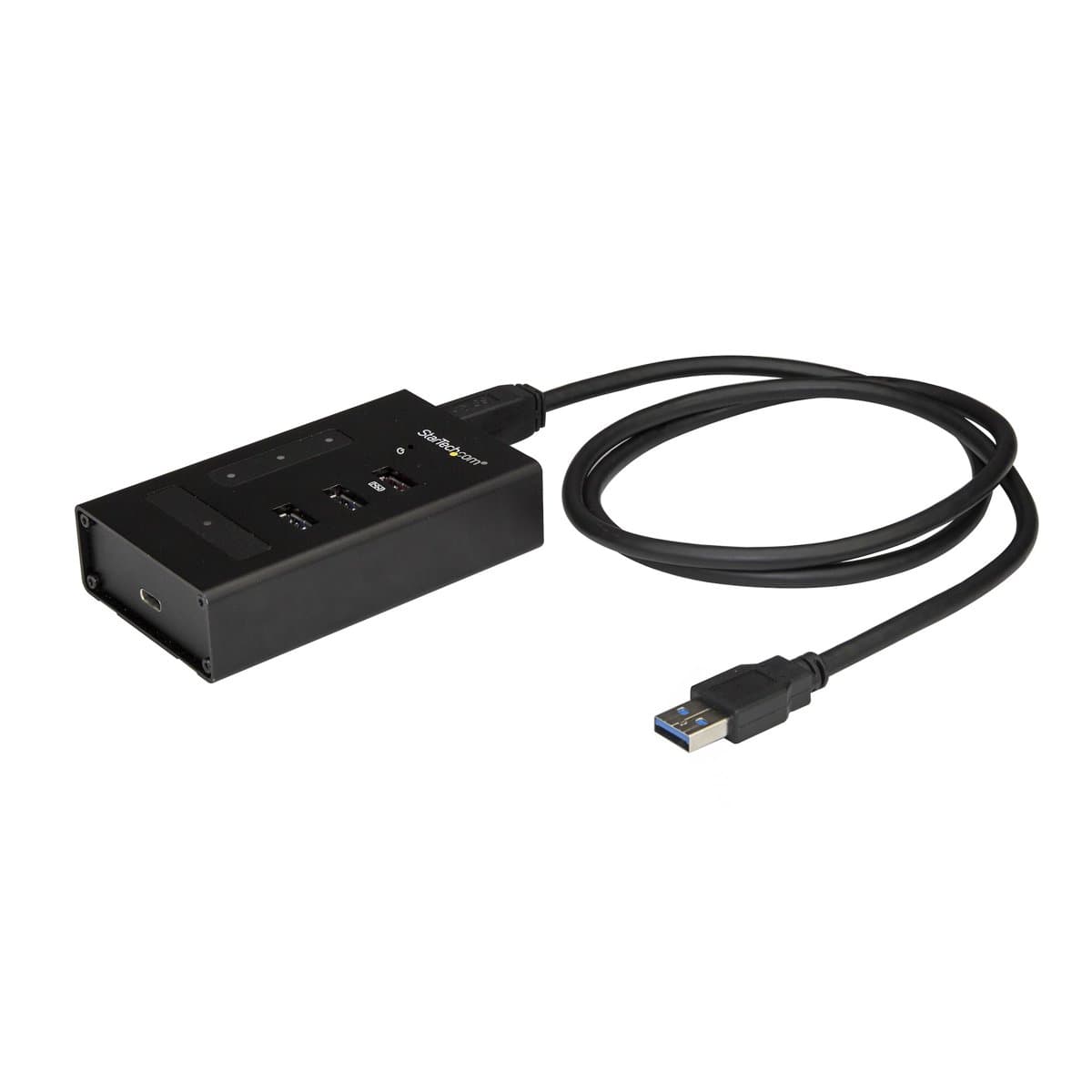 StarTech 4-Port USB 3.0 Hub, 5 Gbps, Self-Powered, Metal