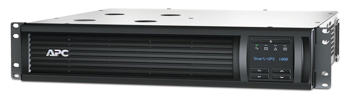 APC Smart-UPS 1000VA LCD, 700W, 6× NEMA 5-15R, Line-Interactive, Rackmount 2U