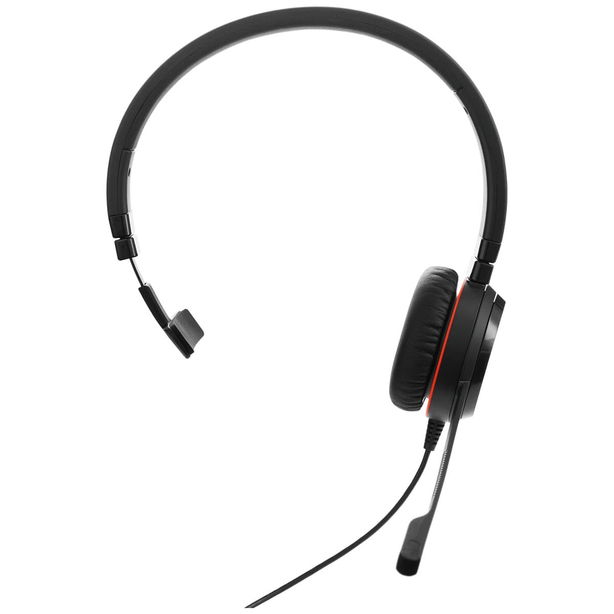 Jabra Evolve 20SE UC Mono, Wired Headset, 150–7000 Hz, 2.15m, Leatherette Cushions
