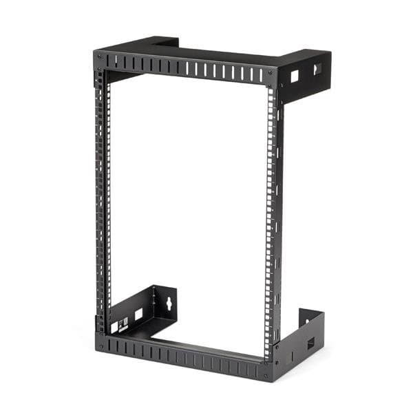 StarTech 15U Wall Mount Network Rack, 19 inch, 2-Post, 12 inch Deep, 200lb Capacity