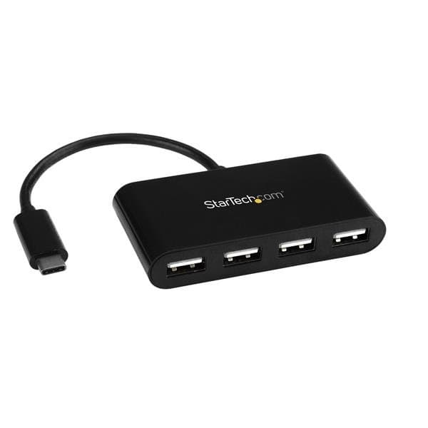 StarTech 4-Port USB-C Hub, Compact Mini, USB 2.0, Bus-Powered