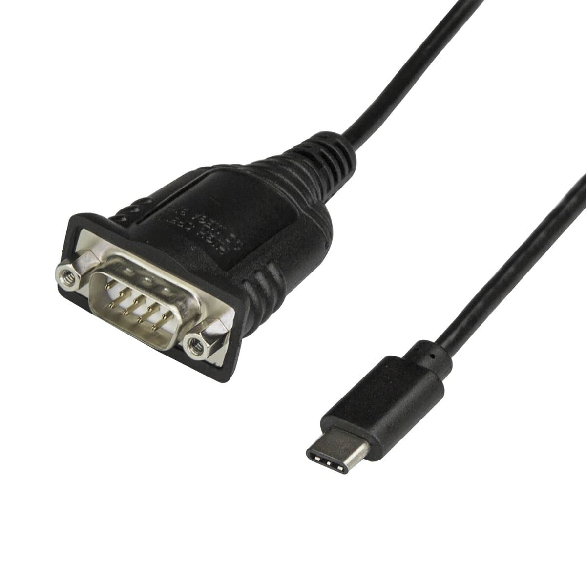 StarTech USB-C to Serial Adapter, USB-C to RS232 DB9, 0.4m, COM Port Retention