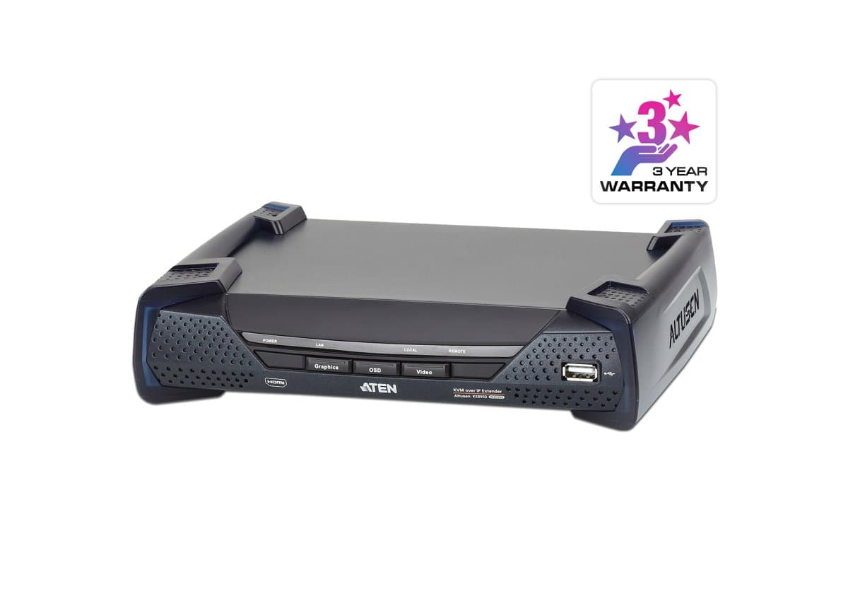 ATEN KVM Over IP Receiver HDMI 4K 1DISPLAY Kvmover IP