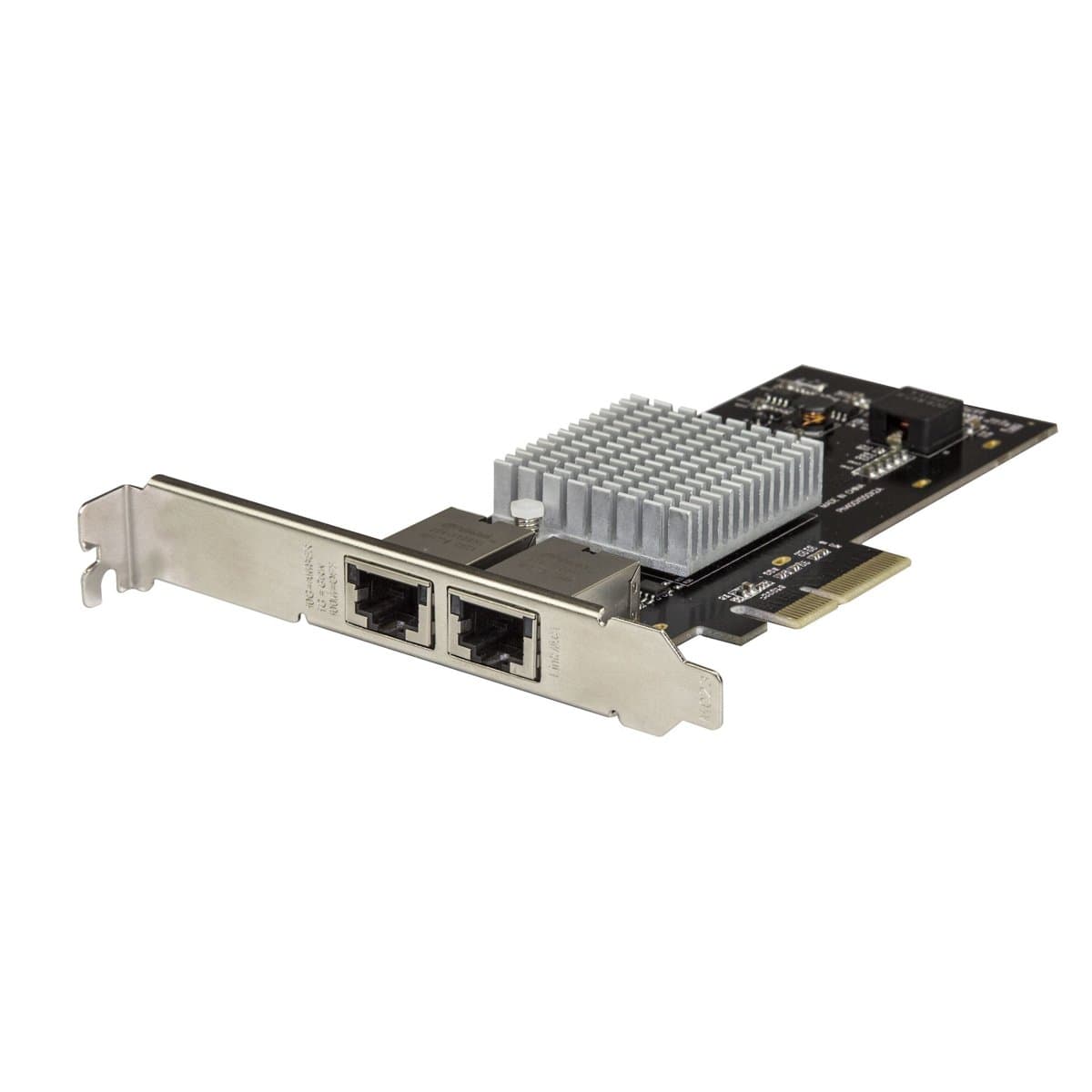 StarTech Dual-Port 10G PCIe Network Adapter, Intel X550AT, 10/5/2.5/1GbE