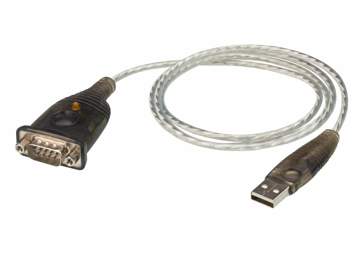 ATEN UC232A USB-to-RS-232 Serial Adapter, 1m Cable, 921.6 Kbps