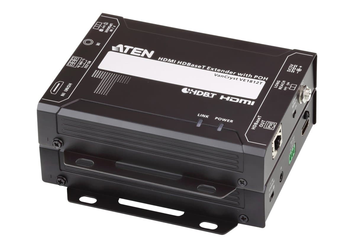 ATEN VE1812 HDMI HDBaseT Extender, 4096×2160, 150m, Cat5e/6/6a, POH