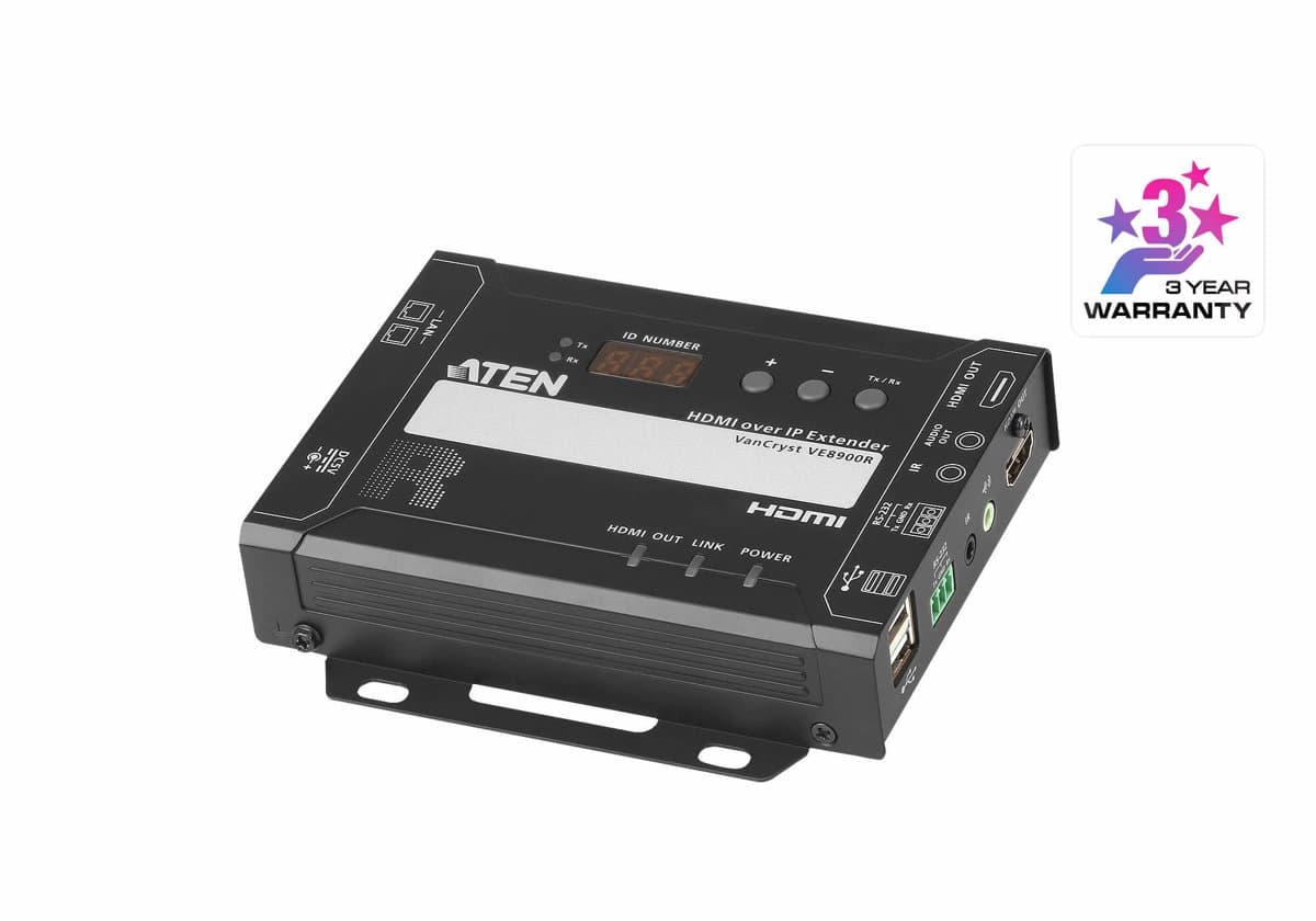 ATEN VE8900R, HDMI over IP Receiver, Full HD 1080p, 100m Cat5e/Cat6