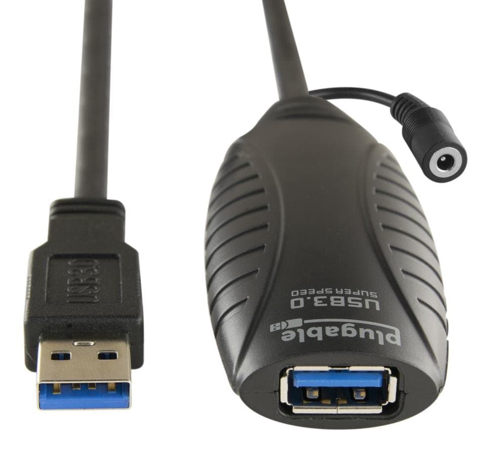 Plugable USB3-10M-D, USB 3.0 Extension Cable, 10m, Active
