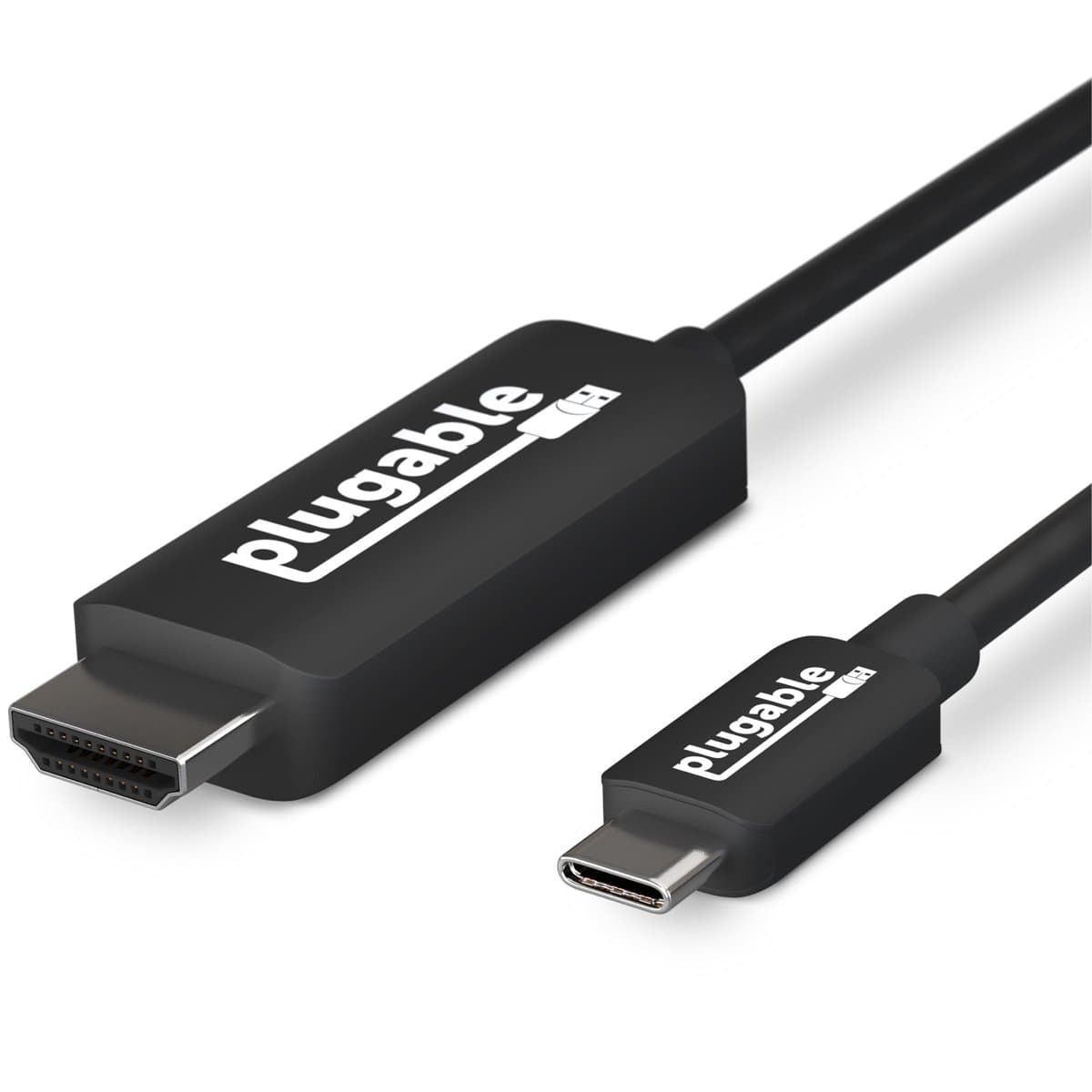 Plugable USBC-HDMI-CABLE USB-C to HDMI 2.0 Cable, 6ft, 4K 60Hz, Driverless
