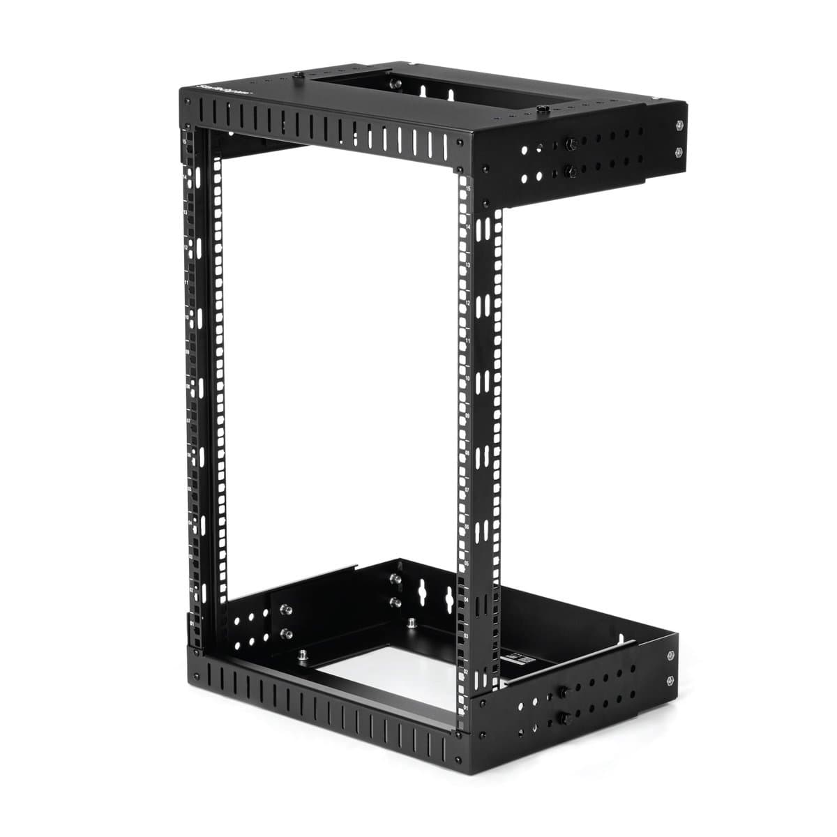 StarTech 15U Wall Mount Network Rack, 19", 12–20" Adjustable, 90 kg Capacity