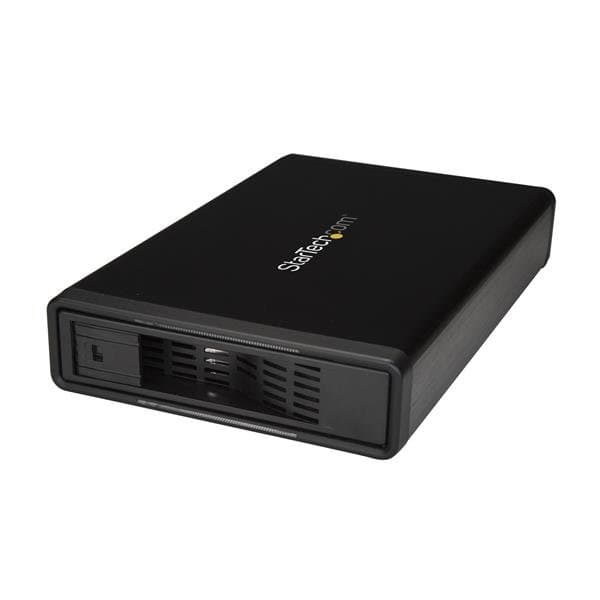 StarTech 3.5" SATA Hard Drive Enclosure, eSATA, USB 3.0, 10TB, Hot-Swap