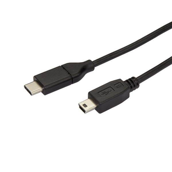 StarTech USB-C to Mini-USB B Cable, 6 ft, USB 2.0, M/M, Nickel Plated