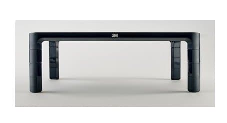 3M MS85B Monitor Stand, Adjustable Height 1.7–5.5 Inch, 30 Lbs Capacity