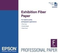 Epson Exhibition Fiber Paper, 17" × 22", 325 g/m², 13 µm, 25 Sheets