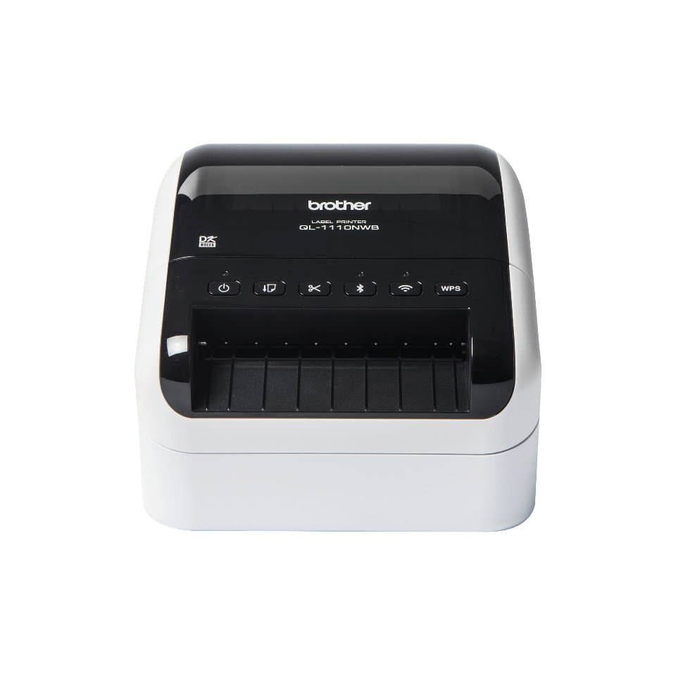 Brother QL-1110NWB, 4-inch Print Width, 300×300 DPI, 110mm/sec, Wireless