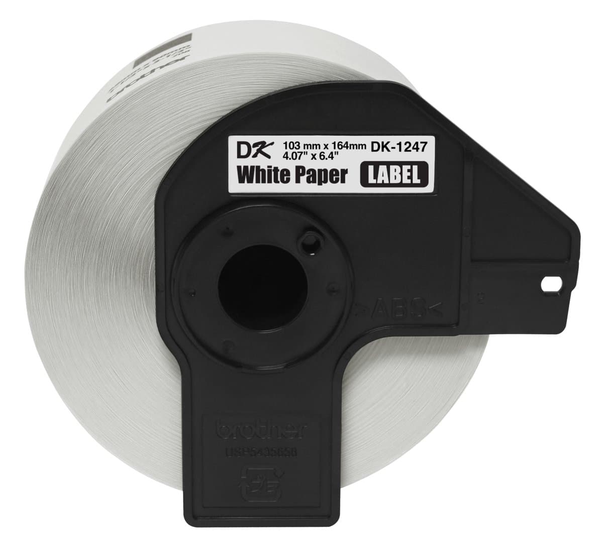 Brother DK-1247 Die-Cut Shipping Labels, 16.4×10.3 cm, White, 180/Roll