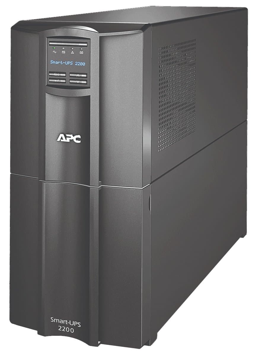 APC Smart-UPS SMT2200C, 2.2kVA 1980W, Line-Interactive, 10 Outlets, 3h Recharge