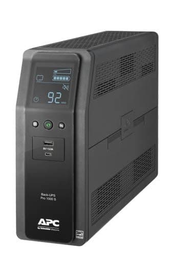 APC Back UPS Pro BR1000, 1 kVA Sine Wave UPS, 10 outlets, 2 USB ports