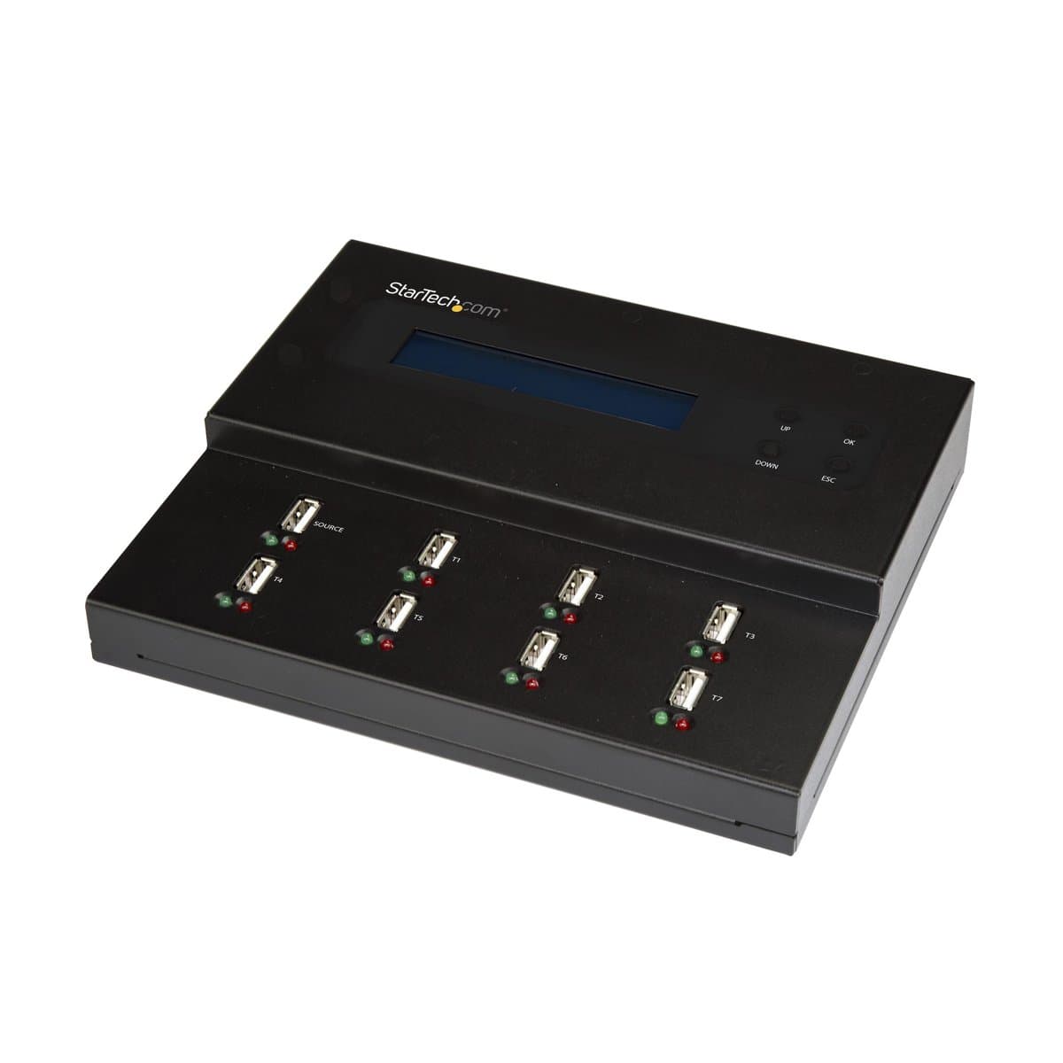 StarTech USB Thumb Drive Duplicator and Eraser, 1 to 7 Copies, 1.5 GB/min