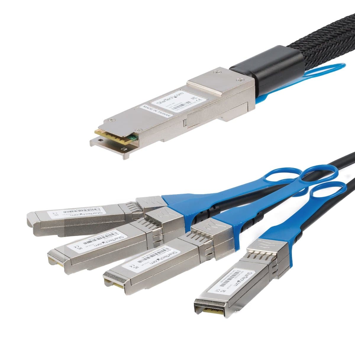 StarTech QSFP+ to 4× SFP+ Breakout Cable, 5m, 40Gbps, Twinax
