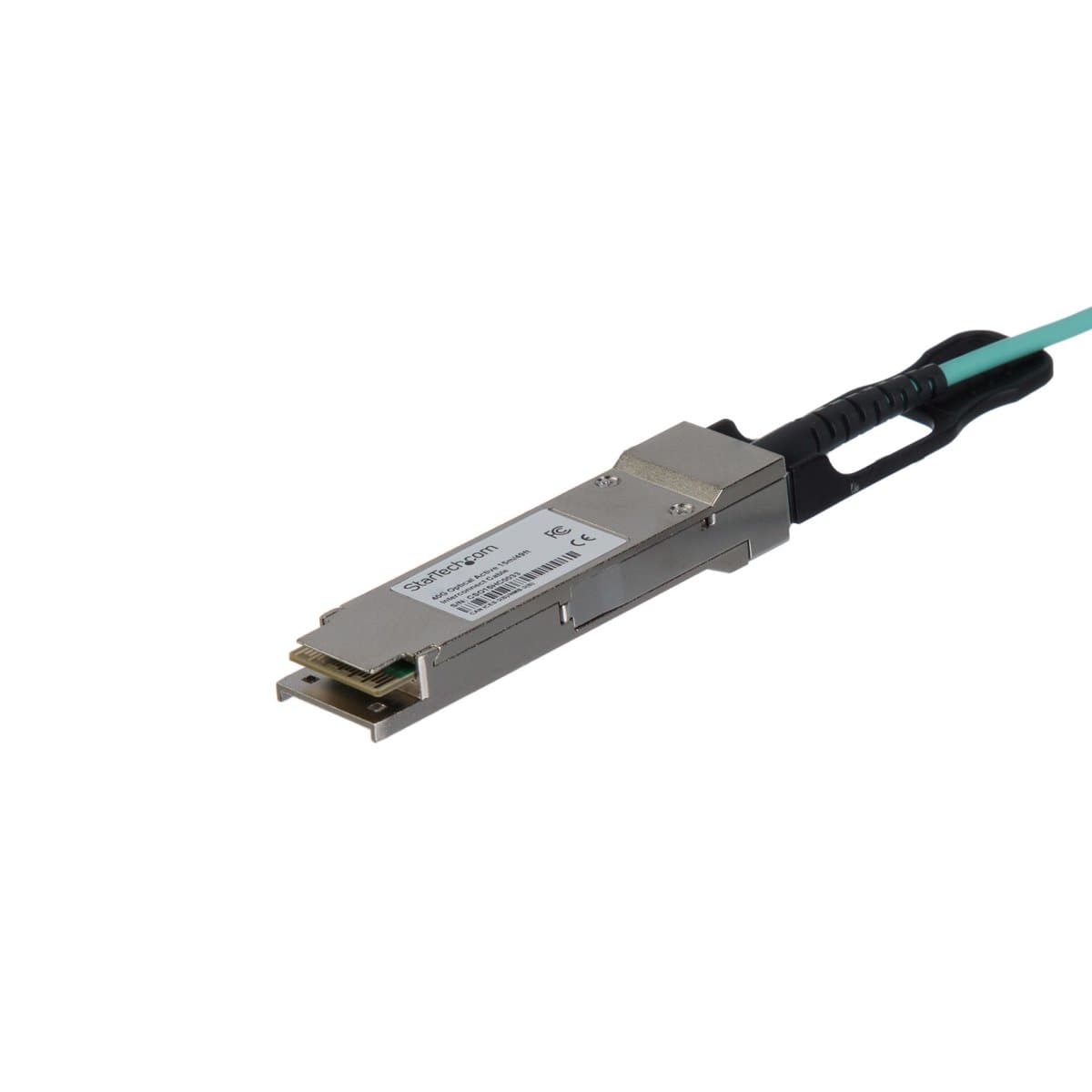 StarTech 40G QSFP+ AOC Cable, Cisco-Compatible, 15m, Hot-Swappable