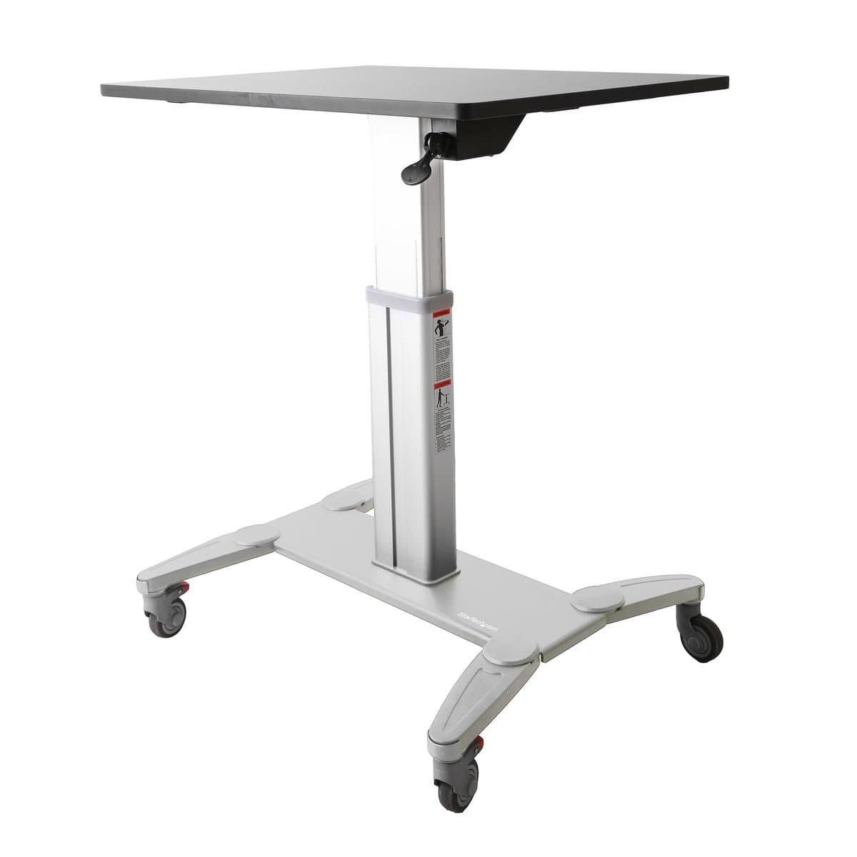 StarTech Mobile Standing Desk, Height Adjustable, 750-1150 mm, 50 kg Capacity