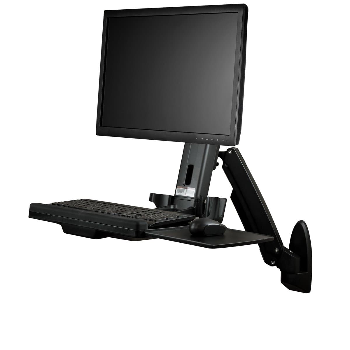 StarTech Wall Mount Standing Desk, 24" VESA, 360° Rotation, 8kg Capacity