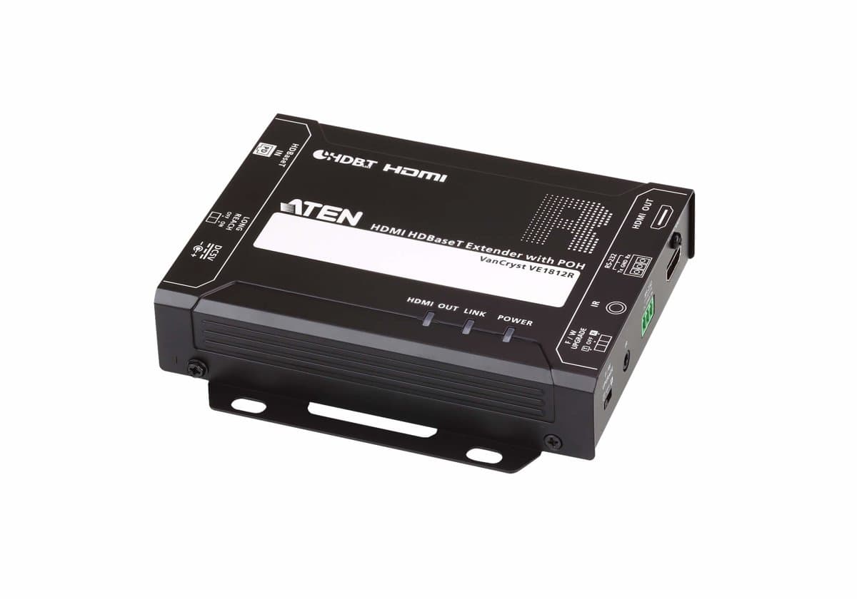 ATEN HDMI Hdbaset Receiver W/Ir/Ser Up To 330ft 4K / 492ft 1080p Reach