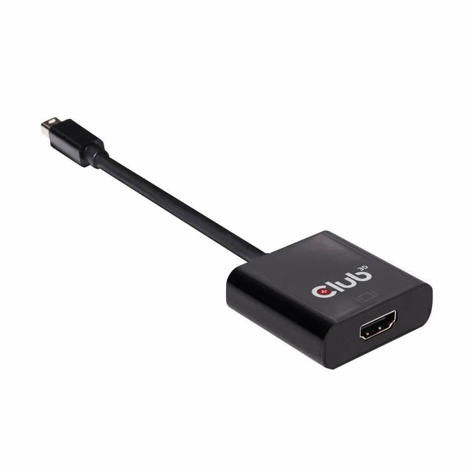 Club 3D Mini DisplayPort 1.2 to HDMI 2.0, 4K 60Hz, 0.15m, Active