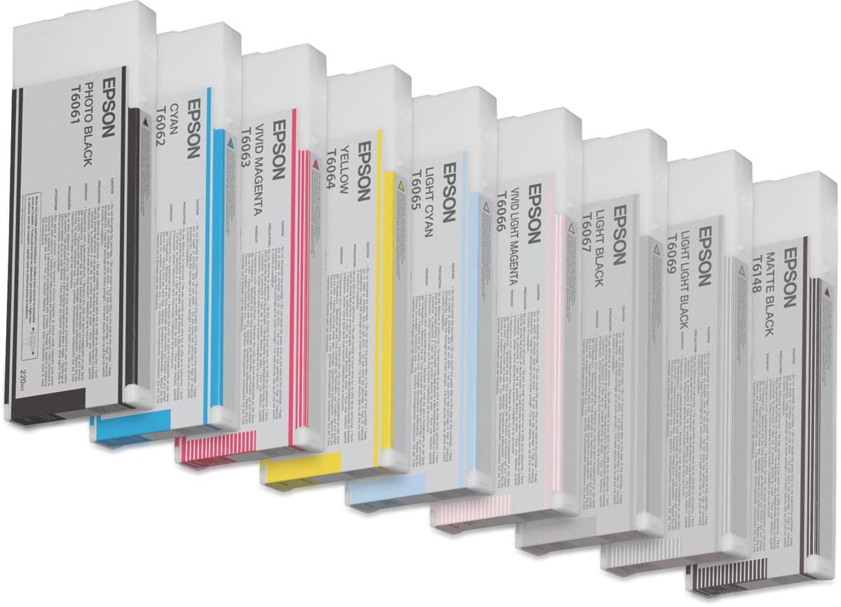 Epson UltraChrome K3 Light Magenta Ink, 220mL, Pigment-Based, Stylus Pro 4800