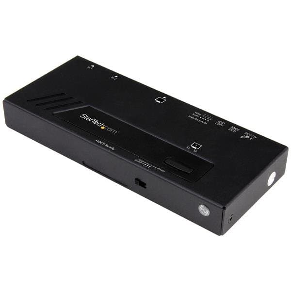 StarTech 2-Port HDMI Video Switch, 4K UHD, Automatic Switching