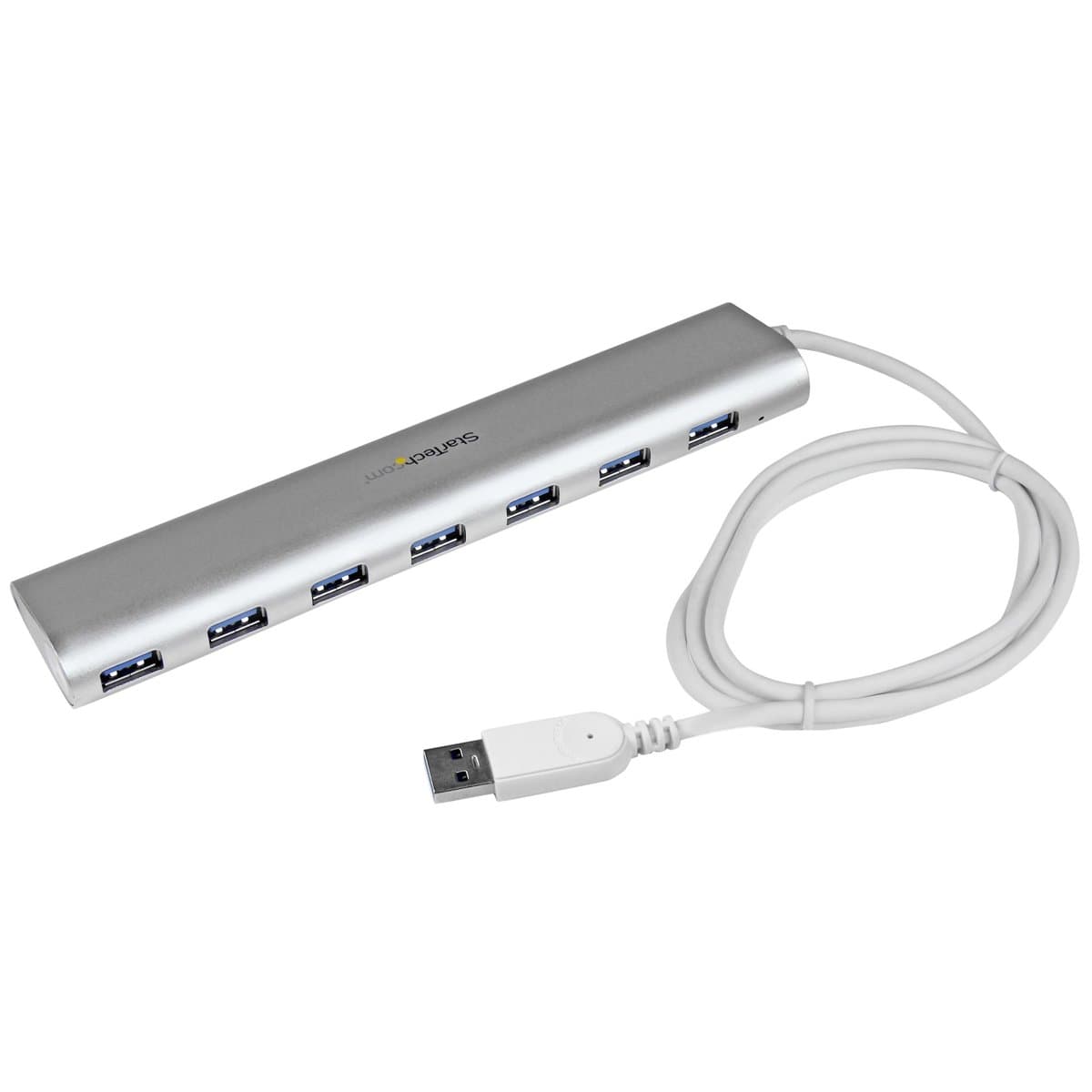 StarTech 7-Port USB 3.0 Hub, 5 Gbps, Bus/Self-Powered, Aluminum Housing