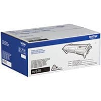 Brother TN-820 Black Toner Cartridge, 3000 Pages, Standard Yield