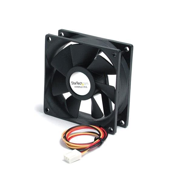 StarTech 80mm Ball Bearing Case Fan, PC Cooling, TX3, 2000 RPM