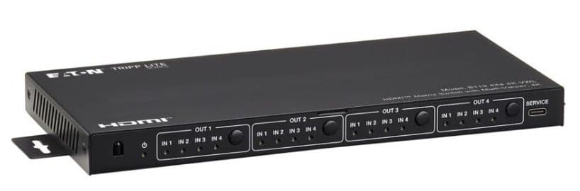 Eaton 4×4 HDMI Matrix Switch for Video Walls, 4 Input/Output