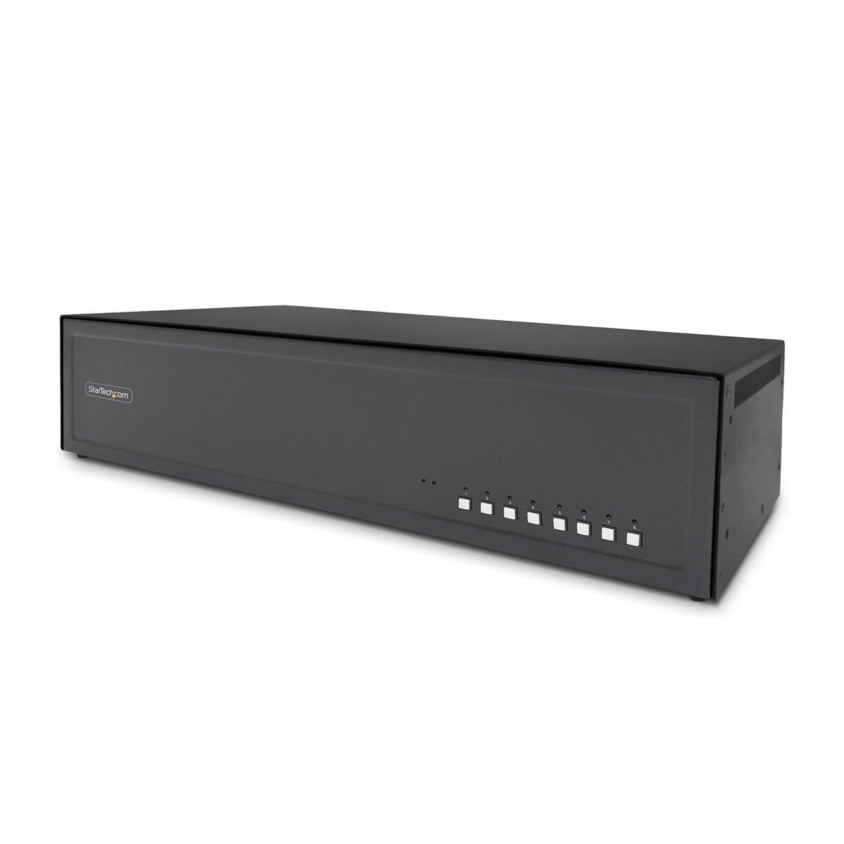 StarTech Secure 8-Port Dual-Monitor KVM Switch, DisplayPort, 4K 30Hz, NIAP 4.0