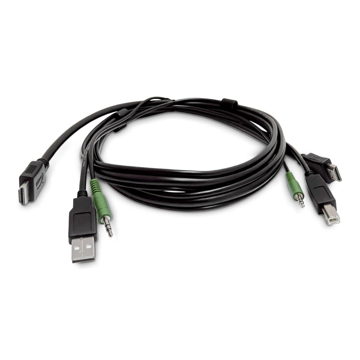 StarTech 6ft HDMI KVM Cable, USB 2.0, 3.5mm Audio, TAA Compliant