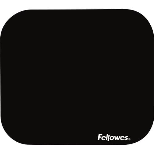 Fellowes Premium Mouse Pad, Black, 232×199mm, Polyester/Rubber