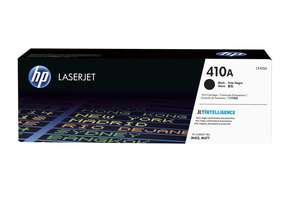 HP 410A Black Original Toner Cartridge, 2300 Pages, LaserJet