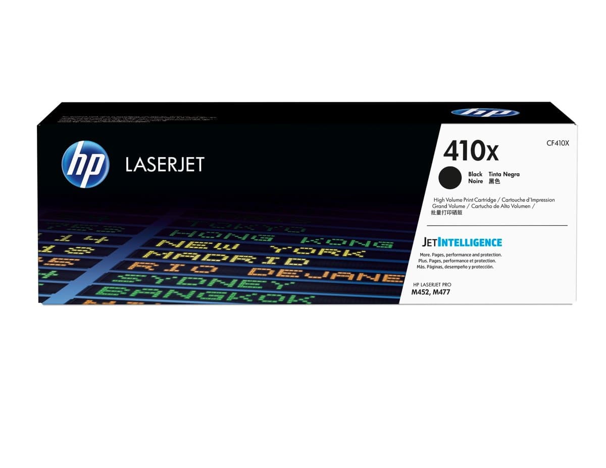 HP 410X Black High Yield Original LaserJet Toner, 6500 Pages