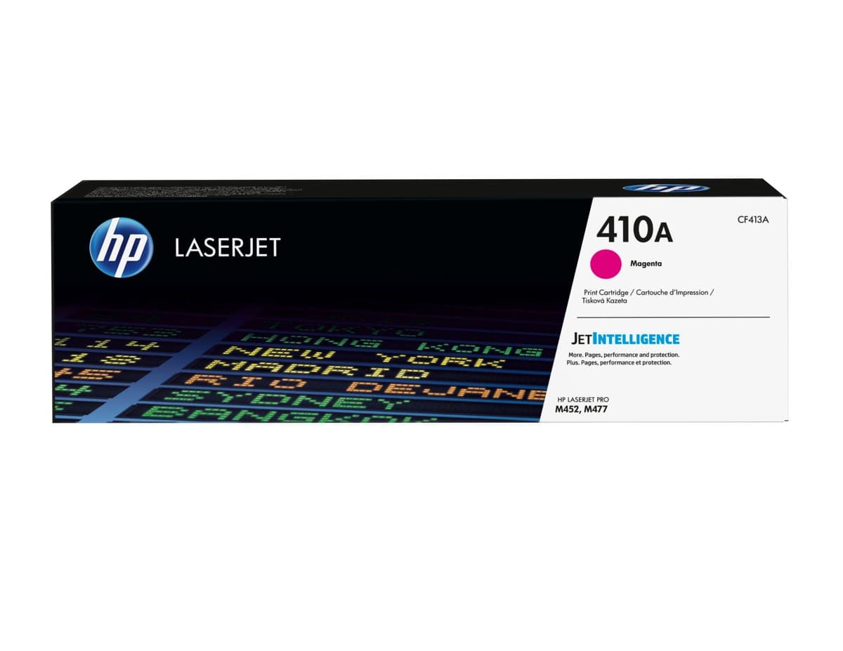 HP 410A Magenta LaserJet Toner Cartridge, 2300-Page Yield, Original, JetIntelligence