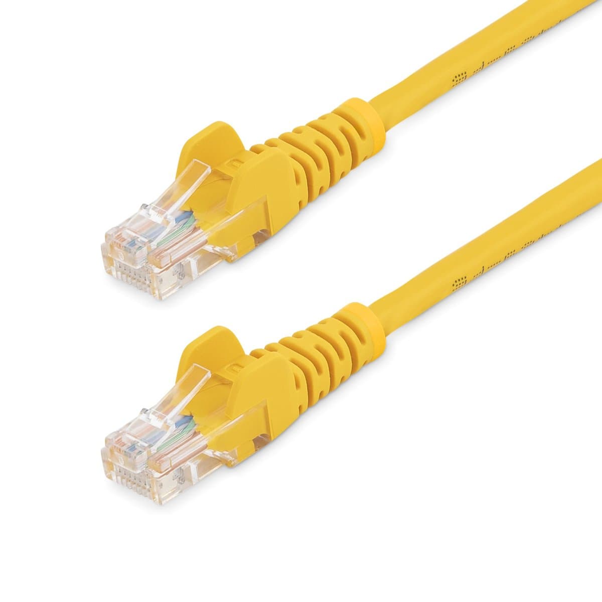 StarTech 25ft Cat5e Patch Cable, Snagless, Gigabit LAN, Yellow