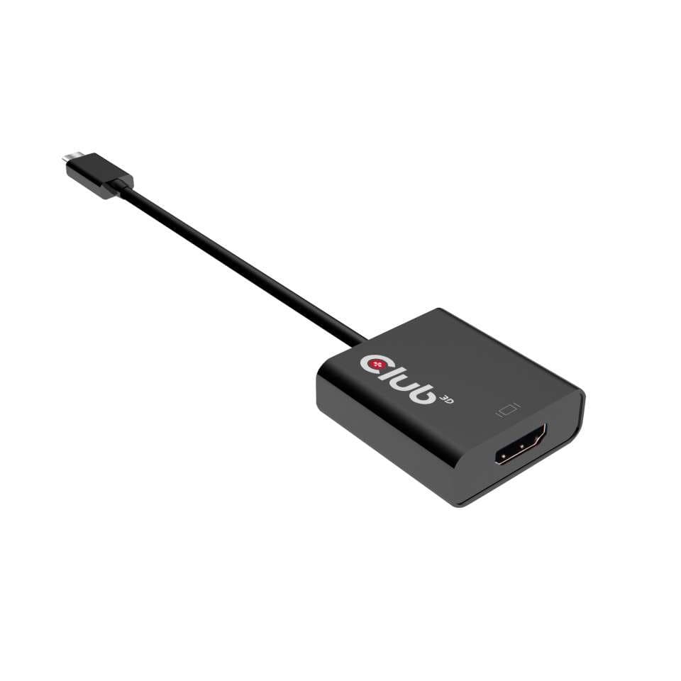Club3D USB-C to HDMI 2.0 Active Adapter, 4K UHD 60Hz, 0.15 m
