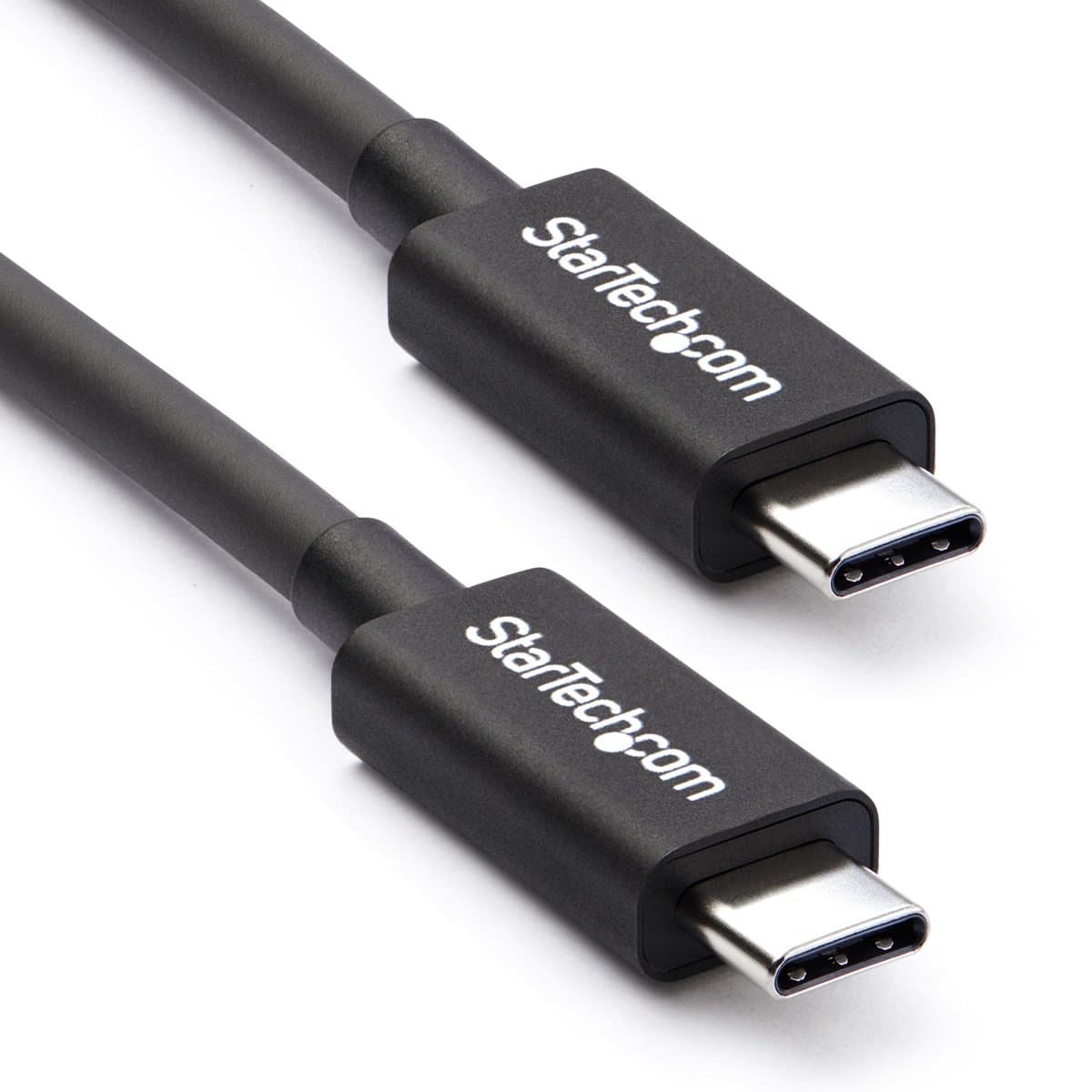 StarTech Thunderbolt 3 USB-C Cable, Black, 40Gbps, 100W PD