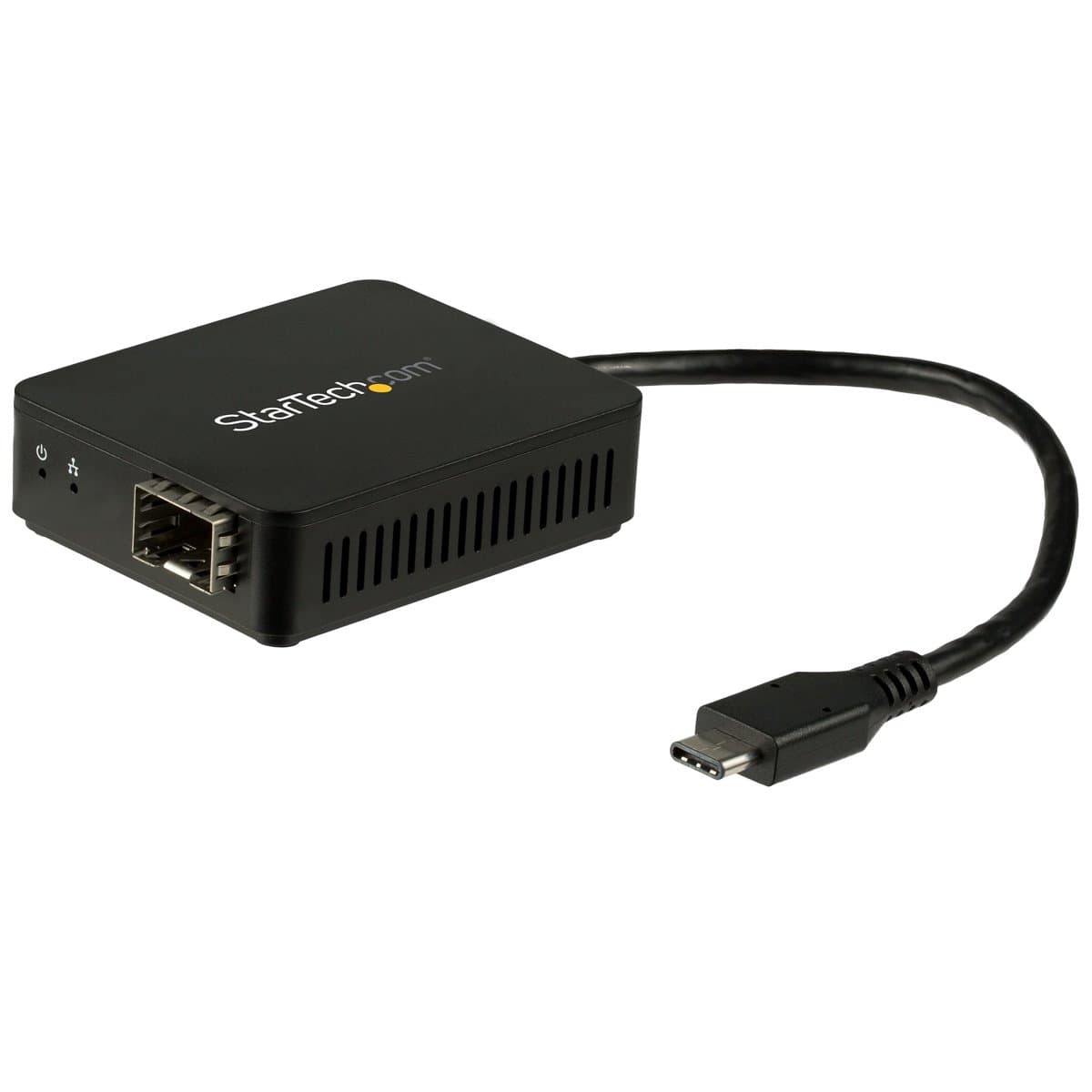 StarTech.com USB C To Fiber Optic Converter Open SFP Gigabit Fiber Adapter