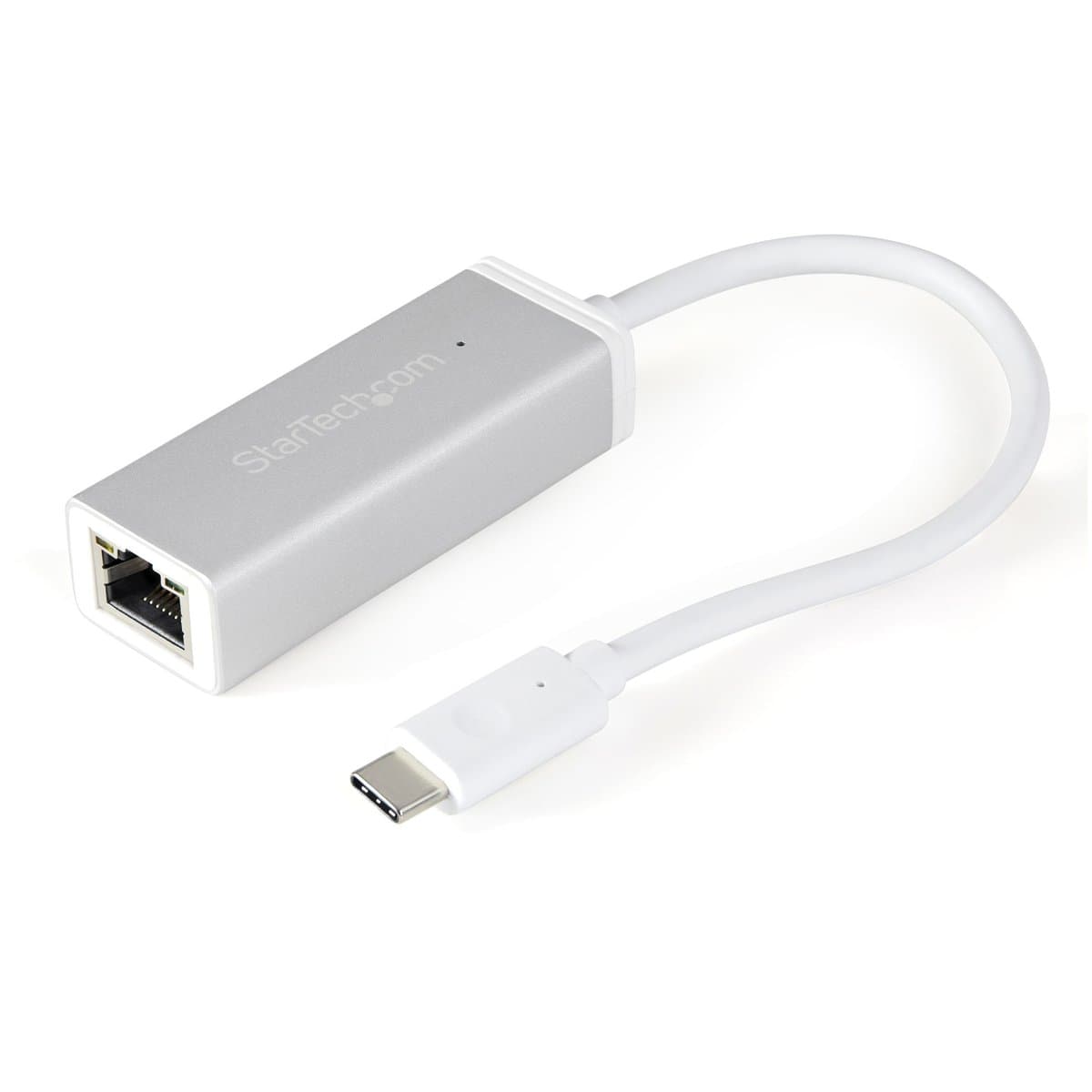 StarTech USB-C to Ethernet Adapter, 5 Gbps, Silver, Aluminum