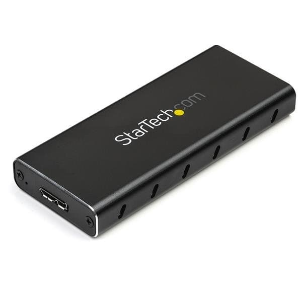 StarTech M.2 SATA SSD Enclosure, USB 3.1 Gen 2, 10 Gbps, USB-C