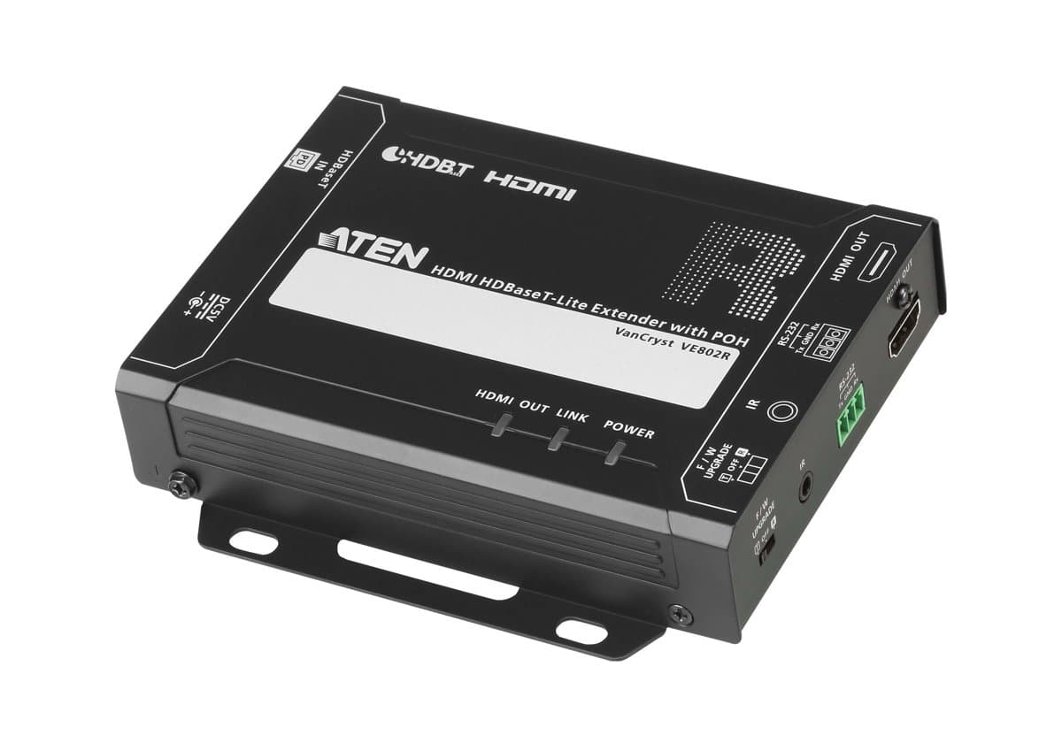 ATEN VE802R HDMI HDBaseT-Lite Receiver, 4K, 70 m, Cat5e/6/6a, HDCP